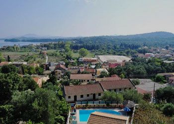 La vista dal nostro hotel