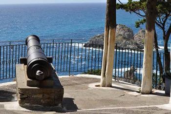 La zona Kanoni di Corfù