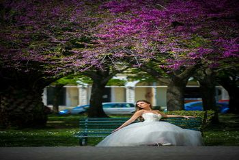 La sposa in piazza Spianada