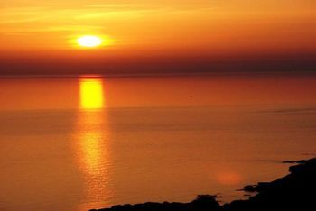 Il famoso tramonto di Corfù