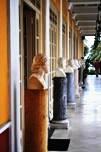 Corfu - View of the courtyard of Achilles