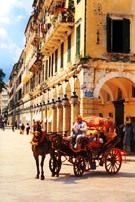 Corfu Town Over - Liston Spianada square