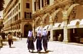 The street in front of the cafes in Spianada Square (Liston) - Corfu Town