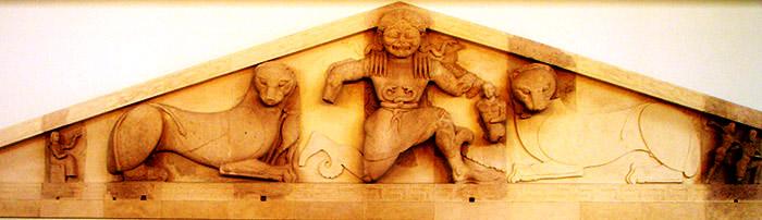 Gorgon at the Corfu Archaelogical Museum